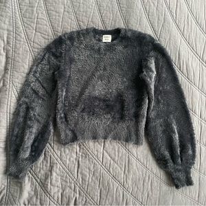 Aritzia kitten sweater. BLACK- RARE